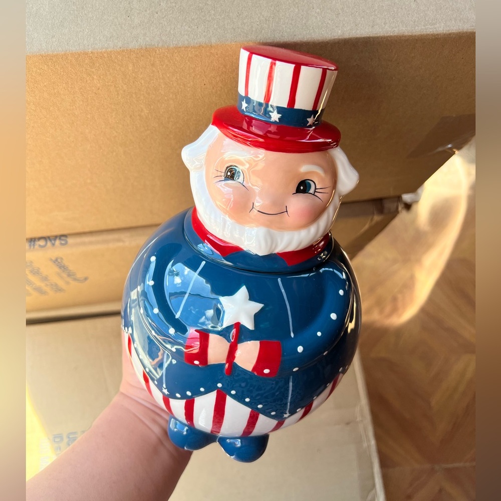 JOHANNA PARKER UNCLE SAM COOKIE JAR